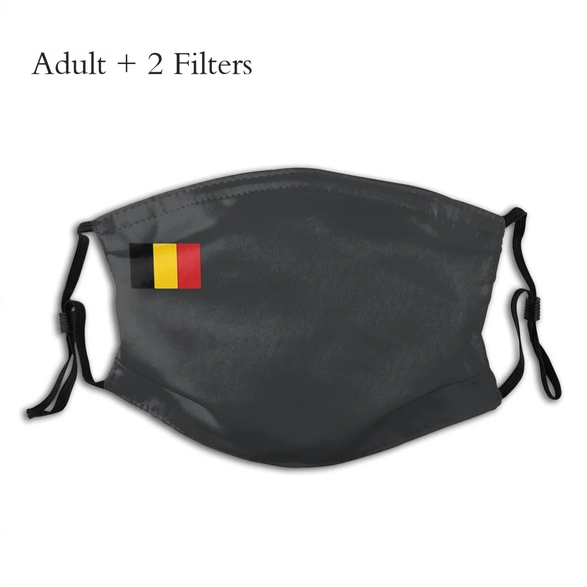 Charcoal Gray Adulte Mask Belgium Flag Fabric Windproof Individuality New Masque With Filters
Charcoal Gray Adulte Mask Belgium Flag Fabric Windproof Individuality New Masque With Filters