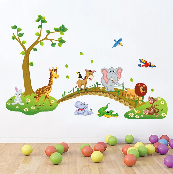 Cute Animals Wall Sticker Monkey Giraffe Tree Mural Nursery Baby Kids Room Decal Decor 90x140 cm Wall Paper
Cute Animals Wall Sticker Monkey Giraffe Tree Mural Nursery Baby Kids Room Decal Decor 90x140 cm Wall Paper