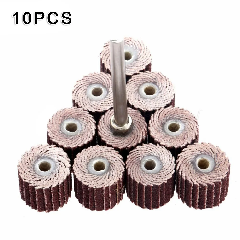 10PCS 10mm Non-woven Nylon Abrasive Flap Wheel Brush Wire Drawing Polishing Burnishing Drum Wheel For Stainless Steel
10PCS 10mm Non-woven Nylon Abrasive Flap Wheel Brush Wire Drawing Polishing Burnishing Drum Wheel For Stainless Steel