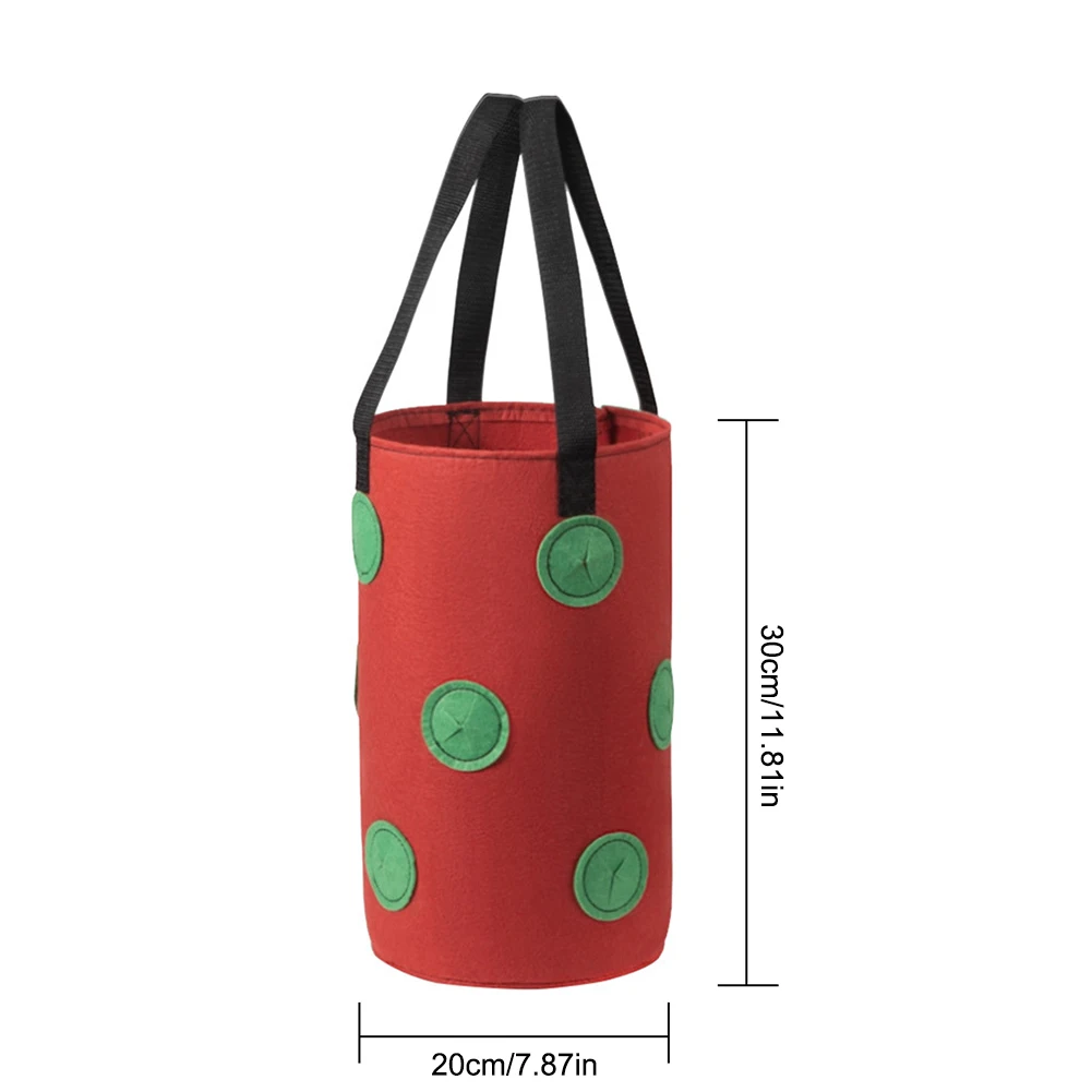 12 Hole Potato Strawberry Planter Bags For Growing Potatoes Outdoor Vertical Garden Hanging Open Vegetable Planting Grow Bag
12 Hole Potato Strawberry Planter Bags For Growing Potatoes Outdoor Vertical Garden Hanging Open Vegetable Planting Grow Bag