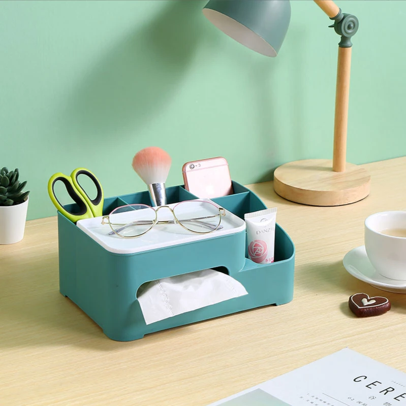 Desktop Tissue Storage Box Plastic Nordic Simple Solid Color Storage Boxes Living Room Room Remote Control Debris Pen Organizer
Desktop Tissue Storage Box Plastic Nordic Simple Solid Color Storage Boxes Living Room Room Remote Control Debris Pen Organizer