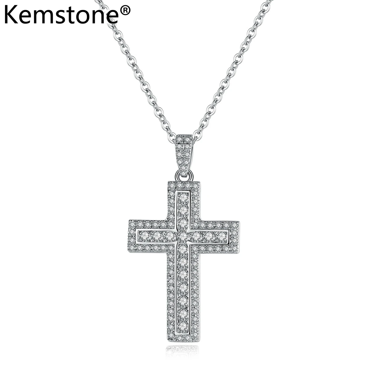 Женское Ожерелье с кулоном Kemstone Cross, полностью покрытое кристаллами и серебром, Ювелирное Украшение для подарка женщине
Женское Ожерелье с кулоном Kemstone Cross, полностью покрытое кристаллами и серебром, Ювелирное Украшение для подарка женщине