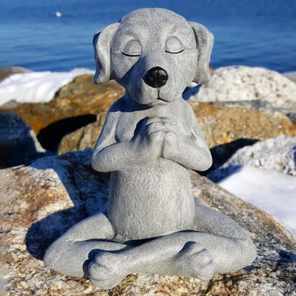 40% Hot Sales!!! Praying Figurine Decorative Anti-deform Resin Outdoor Meditating Dog Figurine Ornament for Garden
40% Hot Sales!!! Praying Figurine Decorative Anti-deform Resin Outdoor Meditating Dog Figurine Ornament for Garden