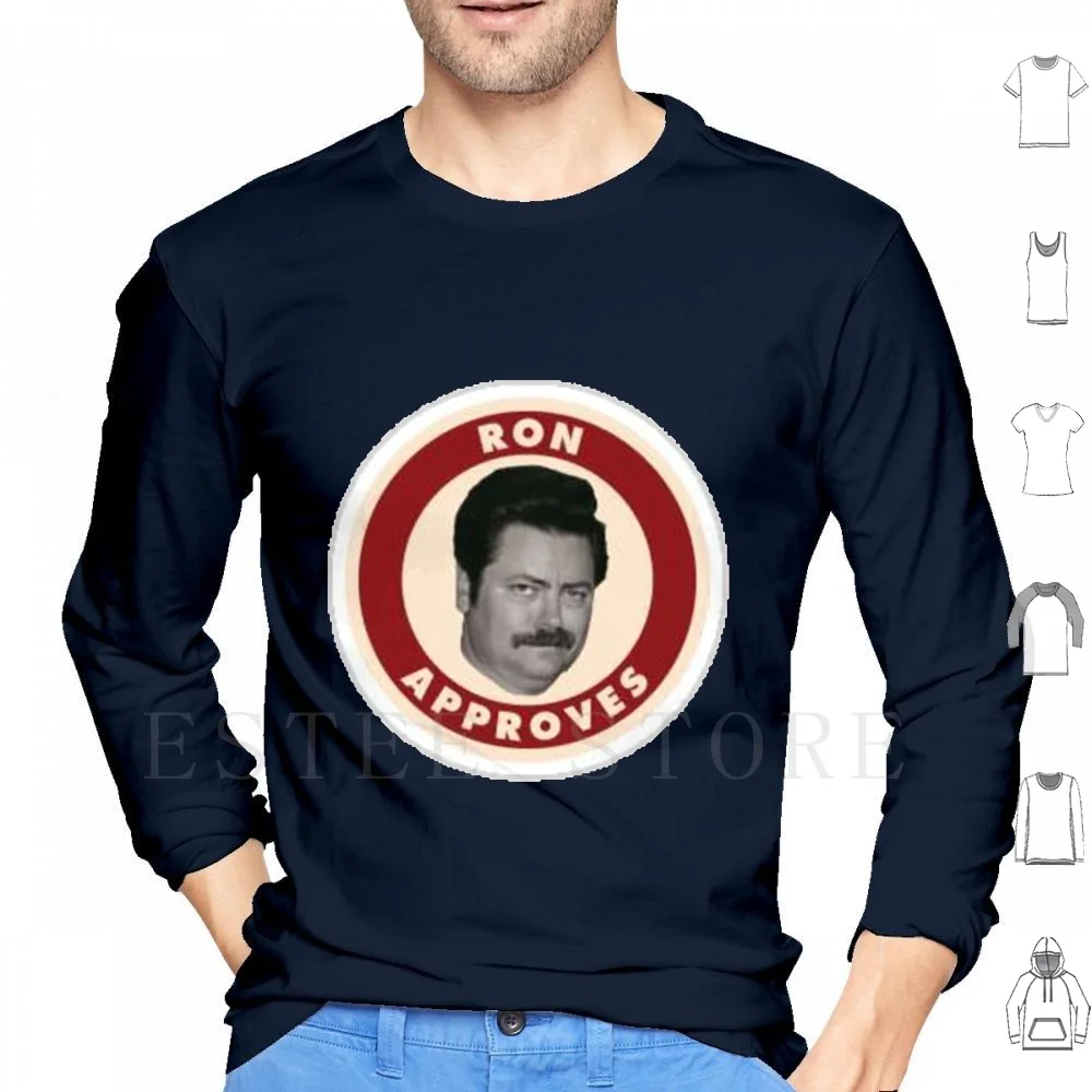 Ron Approves Hoodies Long Sleeve Ron Swanson Parks Rec Recreation Andy Dwyer Seal Approval Approved Funny
Ron Approves Hoodies Long Sleeve Ron Swanson Parks Rec Recreation Andy Dwyer Seal Approval Approved Funny