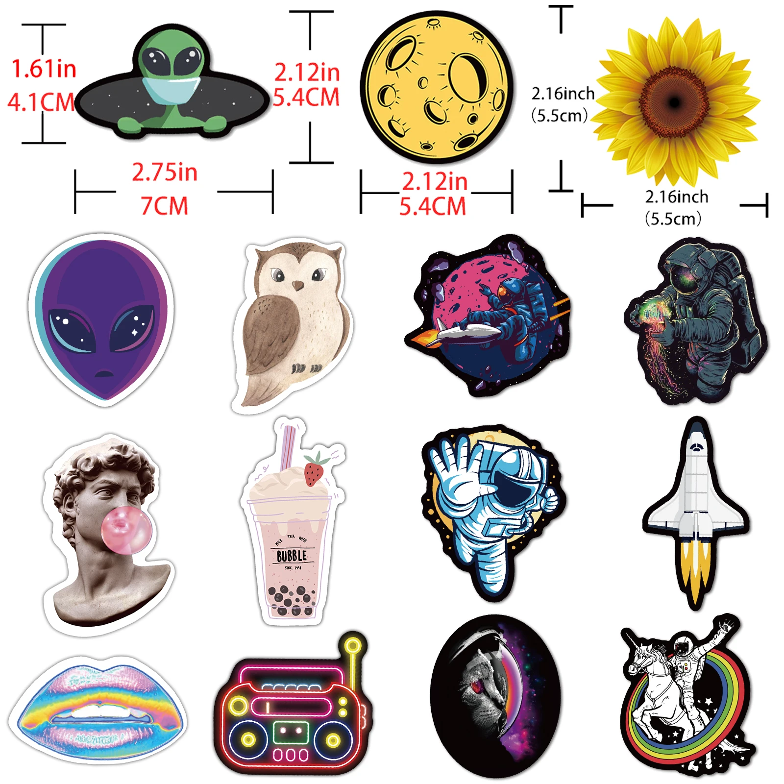 160 Pcs Vaporwave Stickers Outer Space Vsco Girl Sticker for Laptop Skateboard Luggage Phone Car Guitar Bicycle Helmet Kids Toy
160 Pcs Vaporwave Stickers Outer Space Vsco Girl Sticker for Laptop Skateboard Luggage Phone Car Guitar Bicycle Helmet Kids Toy