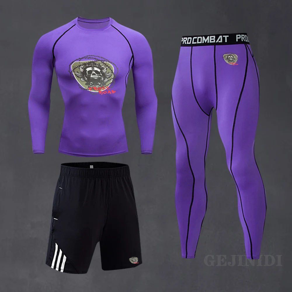 Compression Quick-Drying Comprehensive Training Suit Autumn Winter New Running Workout Sportswear Gym Fitness Printing 3-Pce Set
Compression Quick-Drying Comprehensive Training Suit Autumn Winter New Running Workout Sportswear Gym Fitness Printing 3-Pce Set