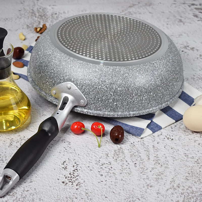 Kitchen Pot Thickening Stone Non-stick Frying Pan 20-28 CM Multi-purpose Pancake Steak Pan Japanese Style Use for Gas Induction
Kitchen Pot Thickening Stone Non-stick Frying Pan 20-28 CM Multi-purpose Pancake Steak Pan Japanese Style Use for Gas Induction