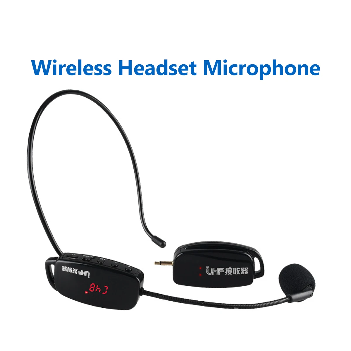 ANMONE Wireless Microphone Headset 50M Handheld UHF Wireless Headset Mic for Voice Amplifier Stage Speakers Teacher Tour Guides
ANMONE Wireless Microphone Headset 50M Handheld UHF Wireless Headset Mic for Voice Amplifier Stage Speakers Teacher Tour Guides