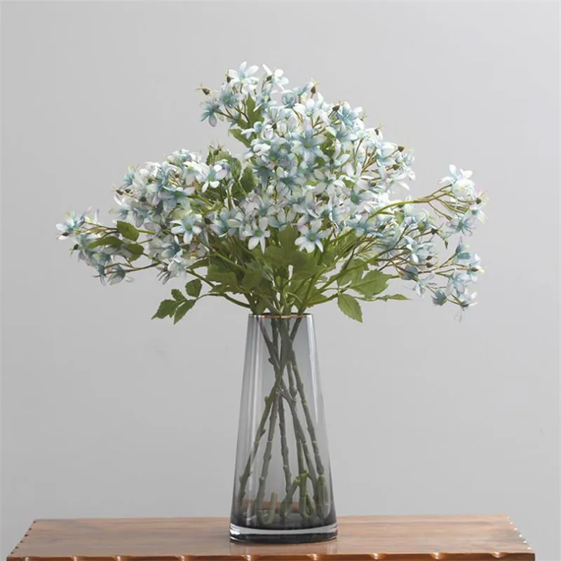 10P Fake Single Stem Lilac 25.2" Length Simulation Winter Jasmine for Wedding Home Decorative Artificial Flowers 
10P Fake Single Stem Lilac 25.2" Length Simulation Winter Jasmine for Wedding Home Decorative Artificial Flowers