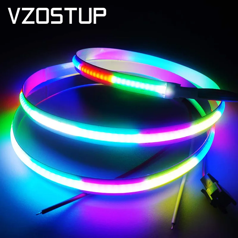 10mm Dream Color COB LED Strip Light 332LEDs Flexible RGB Multi-Color High Density FOB Digital SK6812 WS2812B Strip Lights DC5V
10mm Dream Color COB LED Strip Light 332LEDs Flexible RGB Multi-Color High Density FOB Digital SK6812 WS2812B Strip Lights DC5V