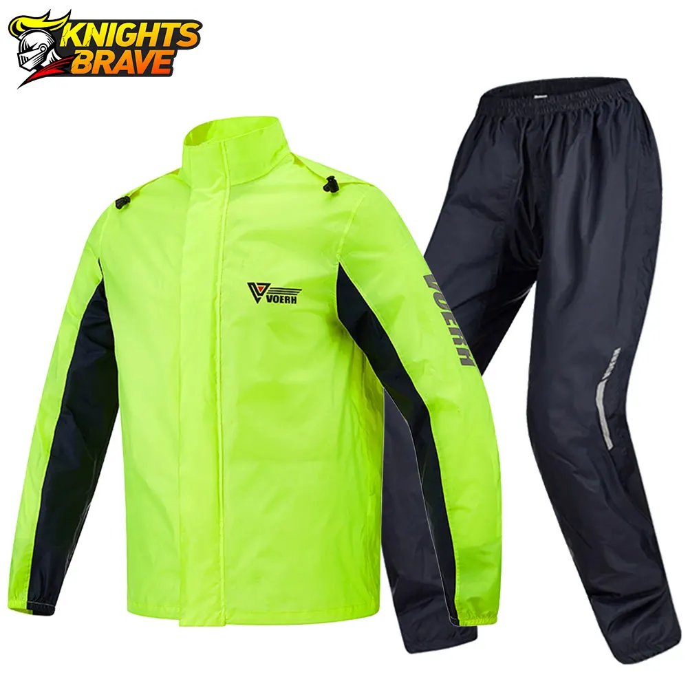 VOERH Motorcycle Raincoat Motorbike Rain Suit Moto Raincoat Rain Coat Jacket Pants Biker Rain Set Waterproof Motorcycle Jacket
VOERH Motorcycle Raincoat Motorbike Rain Suit Moto Raincoat Rain Coat Jacket Pants Biker Rain Set Waterproof Motorcycle Jacket