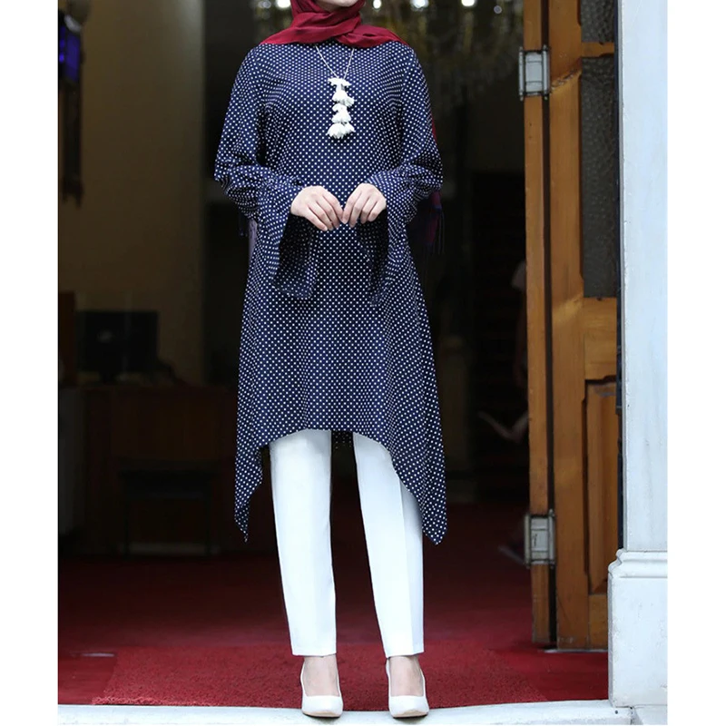 9040 Muslim Long Skirt Women's Polka Dot Dress Middle Eastern Dress New Women's Skirt Muslim Clothing 
9040 Muslim Long Skirt Women's Polka Dot Dress Middle Eastern Dress New Women's Skirt Muslim Clothing