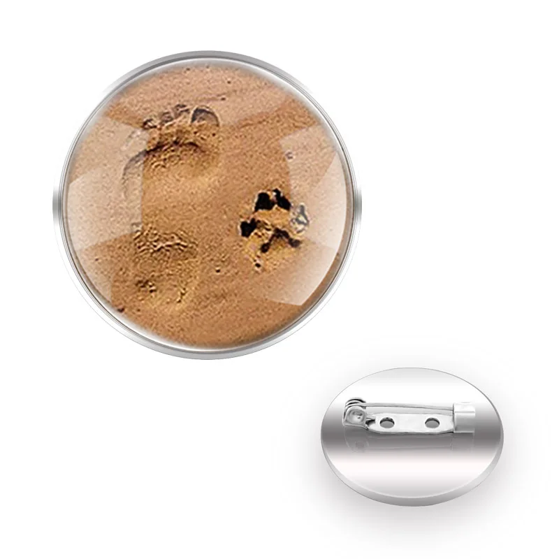 High Quality Cute Footprint Brooch Badge Glass Cabochon Dome For Bag Clothes Steampunk Decoration Pins
High Quality Cute Footprint Brooch Badge Glass Cabochon Dome For Bag Clothes Steampunk Decoration Pins