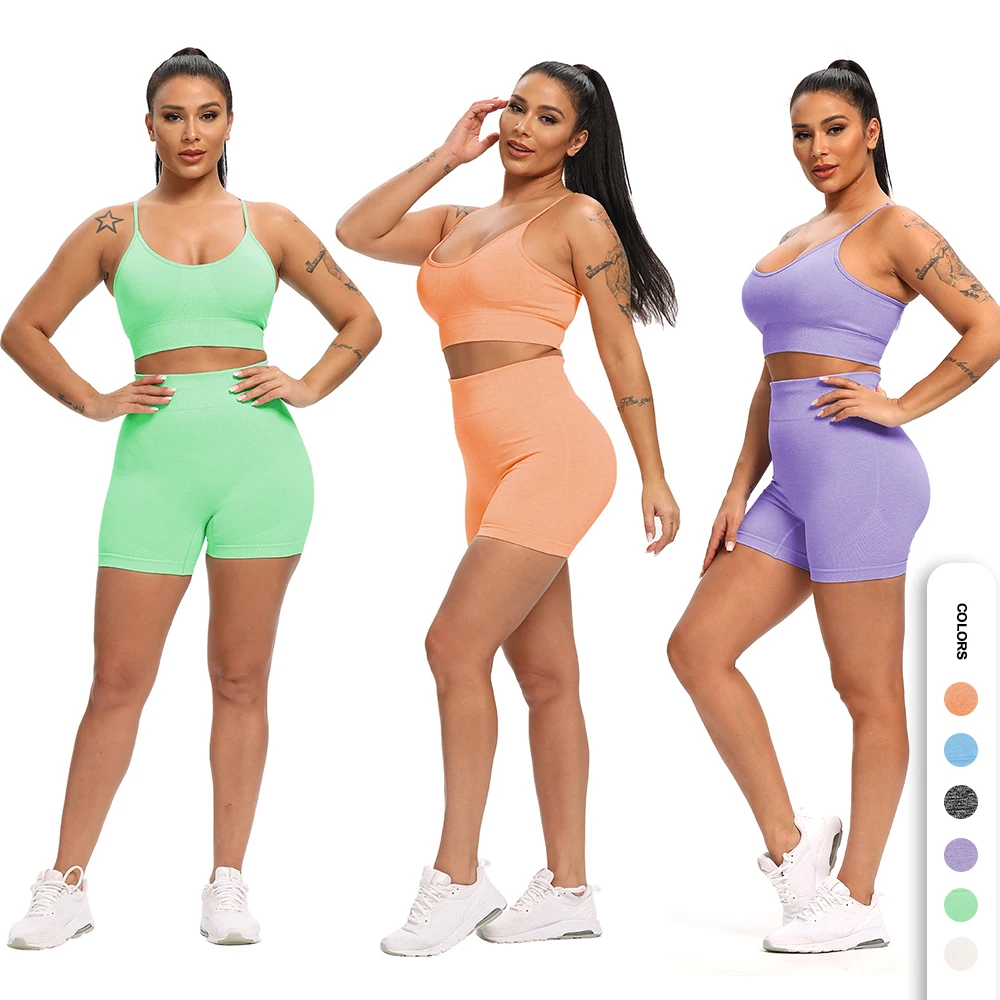 Sportswear Yoga Two-Piece Suit Fitness Hip-Lifting Slim-Fit Yoga Pants Sling Bra Shorts Set Summer Clothes For Women Yoga Set
Sportswear Yoga Two-Piece Suit Fitness Hip-Lifting Slim-Fit Yoga Pants Sling Bra Shorts Set Summer Clothes For Women Yoga Set