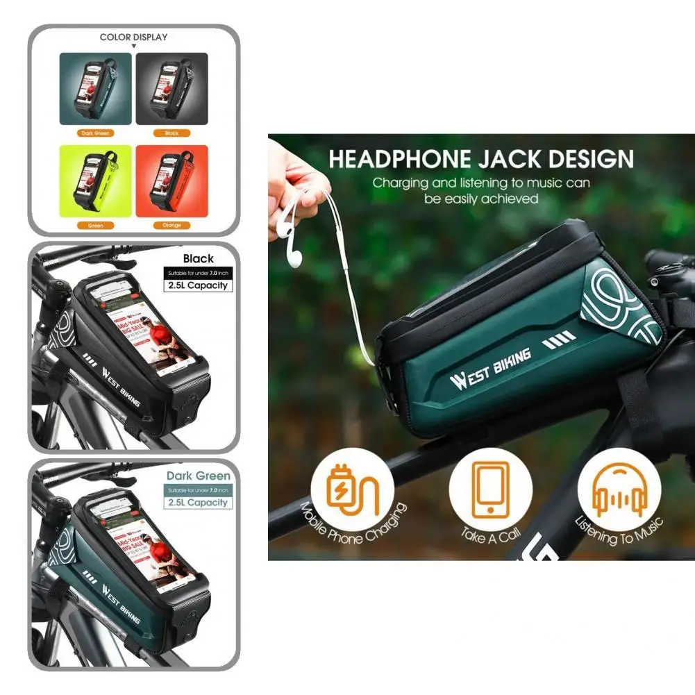 Bicycle Frame Bag Glued Zipper TPU Bike Frame Pouch Narrow Edge Design Top Tube Bag Cycling Supplies Front Frame Bag
Bicycle Frame Bag Glued Zipper TPU Bike Frame Pouch Narrow Edge Design Top Tube Bag Cycling Supplies Front Frame Bag