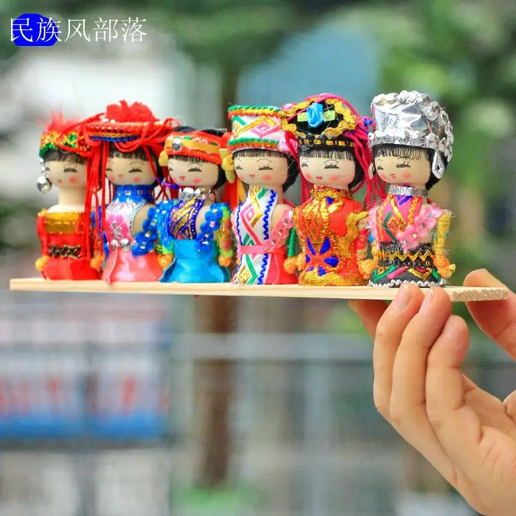 Ethnic Craft Dolls with Chinese Characteristics, Gifts and Souvenirs, Handmade Dolls, Dolls, Ethnic Ornaments
Ethnic Craft Dolls with Chinese Characteristics, Gifts and Souvenirs, Handmade Dolls, Dolls, Ethnic Ornaments