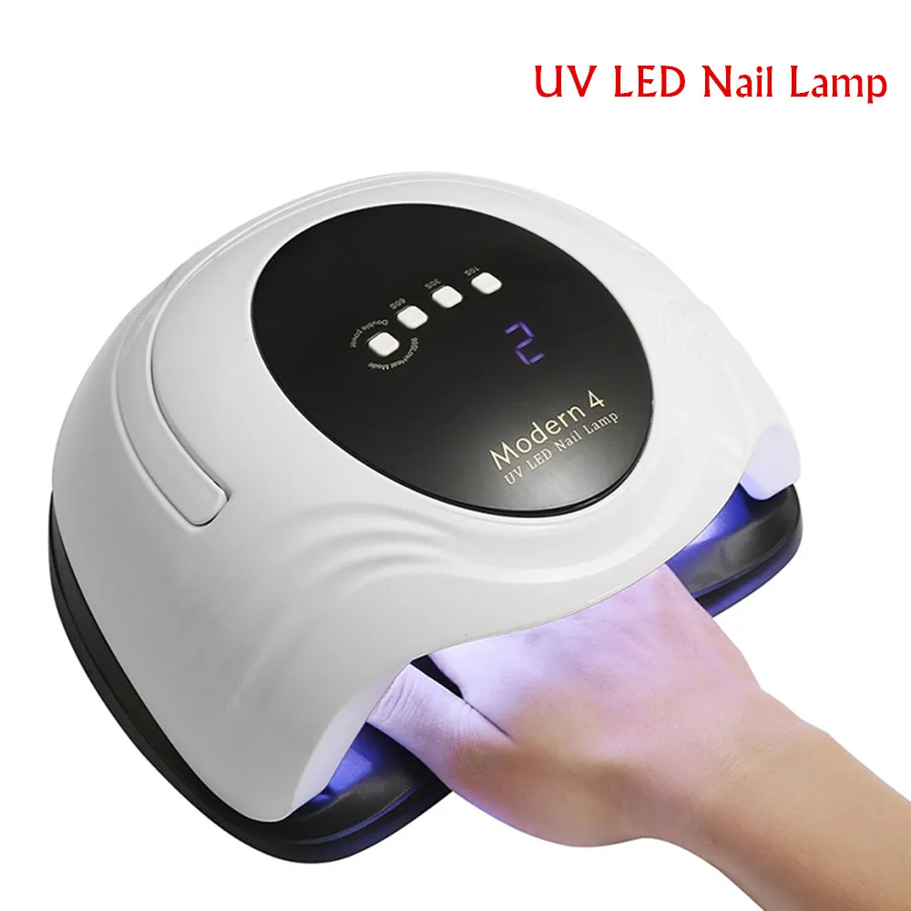

Modern 4 LED Nail Lamp 120W Nail Dryer 36pcs Leds UV Lamp Fast Curing UV Gel Nail Polish Manicure Salon Tool with Motion Sensing