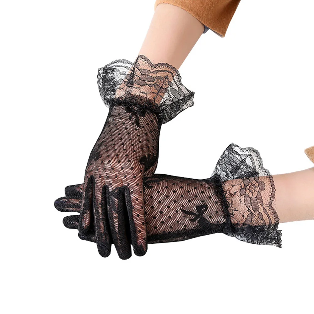 White Lace Bow Gloves See Through Full Finger Short Cheap Fishnet Gothic Punk Black Mesh Gloves Sheer Tulle
White Lace Bow Gloves See Through Full Finger Short Cheap Fishnet Gothic Punk Black Mesh Gloves Sheer Tulle