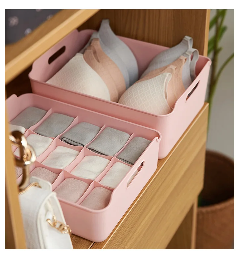 Drawer Underwear Divider Organizer Plastic Houseware Closet Socks Belts Lingerie Ties Bra Cabinet Storage Box Closet Organizers
Drawer Underwear Divider Organizer Plastic Houseware Closet Socks Belts Lingerie Ties Bra Cabinet Storage Box Closet Organizers