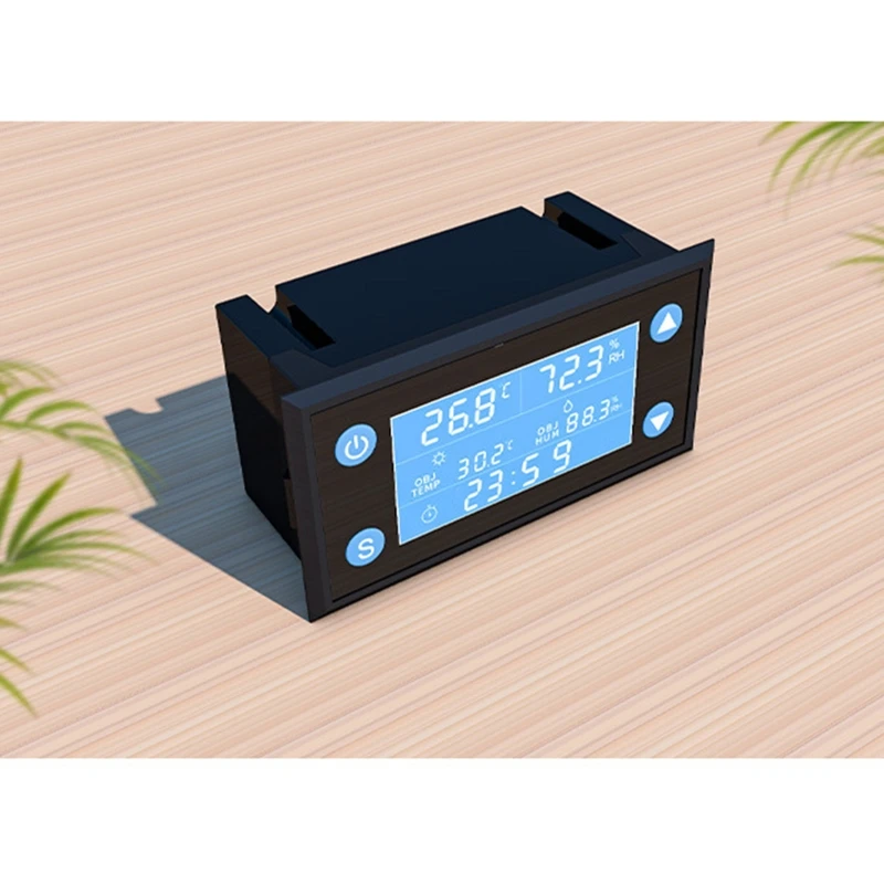 AC 110V-220V LCD Digital Temperature Humidity Controller Timer SHT20 Probe for Incubator Aquarium Thermostat Humidistat
AC 110V-220V LCD Digital Temperature Humidity Controller Timer SHT20 Probe for Incubator Aquarium Thermostat Humidistat