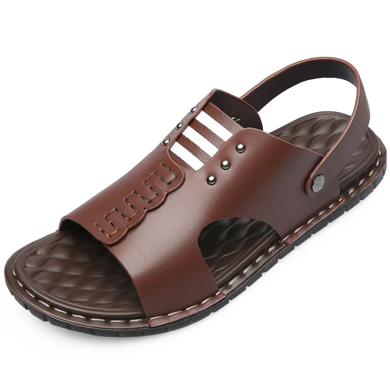 Genuine Leather Sandals Summer Classic Men Shoes Slippers Soft Non-slip Beach Sandals Roman Comfortable Outdoor Walking Sandals
Genuine Leather Sandals Summer Classic Men Shoes Slippers Soft Non-slip Beach Sandals Roman Comfortable Outdoor Walking Sandals