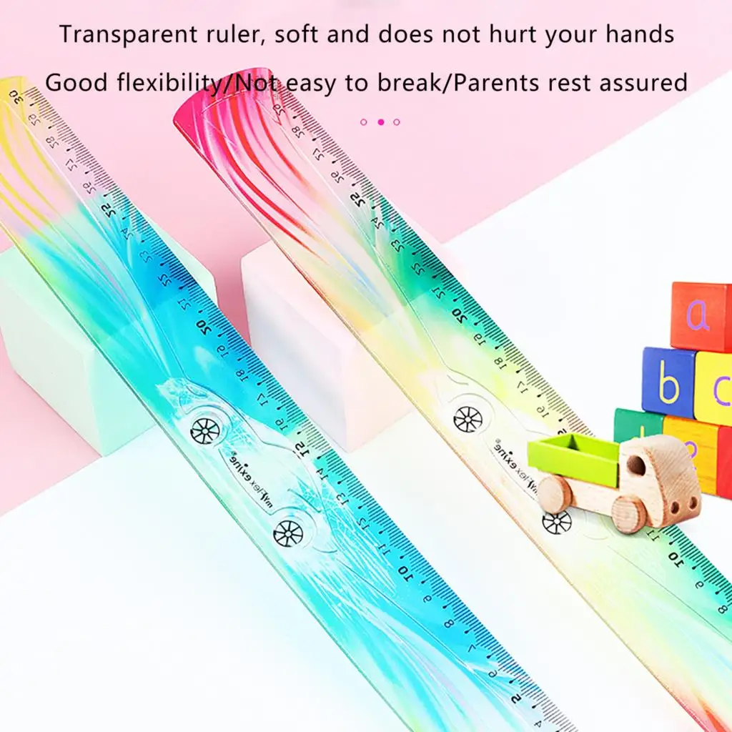 4 шт., гибкая прямая Линейка, 2 дюйма 
4 шт., гибкая прямая Линейка, 2 дюйма