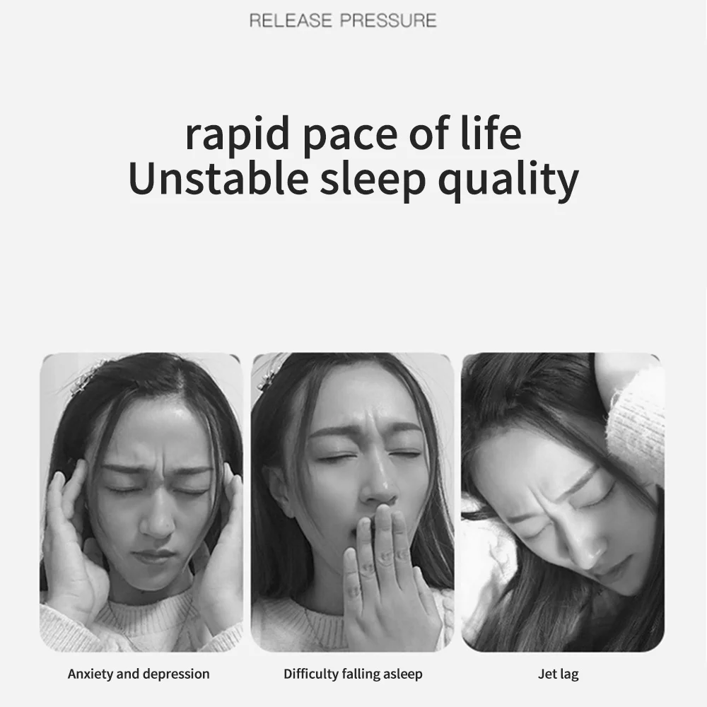 New smart hand-held sleep device USB Charging massager Holding Sleep Instrument head massager vibration sleeper Massage Relax
New smart hand-held sleep device USB Charging massager Holding Sleep Instrument head massager vibration sleeper Massage Relax
