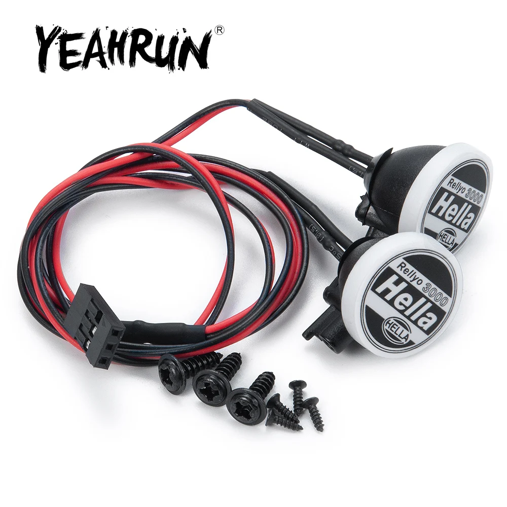 Детали для автомобиля на гусеничном ходу YEAHRUN 2/4 шт. 1:10 круглая светодиодная