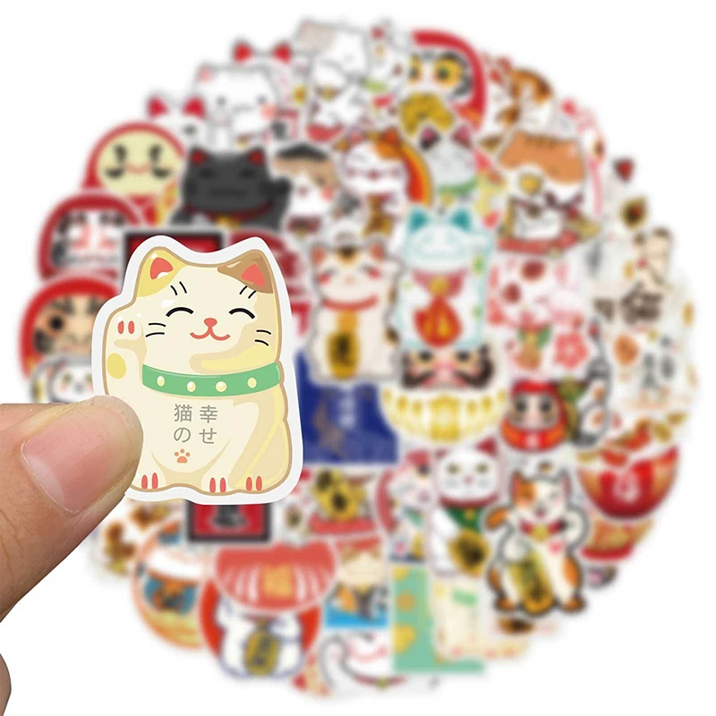 50 PCS Cute Cartoon Lucky Cat Graffiti Children's Toys DIY Waterproof Sticker Laptop Waterproof Stickers
50 PCS Cute Cartoon Lucky Cat Graffiti Children's Toys DIY Waterproof Sticker Laptop Waterproof Stickers