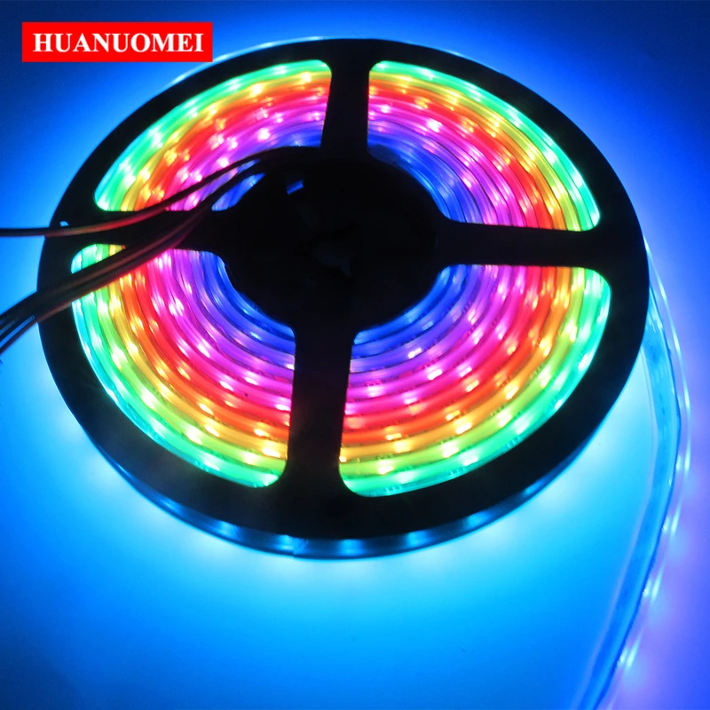 4 м 60 Светодиодный s/M HD107S RGB Пиксельная Светодиодная лента 5050 SMD гибкая Ambi