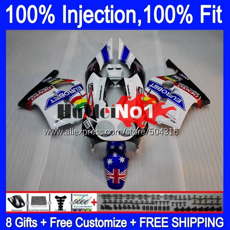 

Injection OEM For HONDA CBR250RR CBR 250RR 1990 1991 1992 1993 1994 135MC.48 white factory CBR250 RR MC22 95 96 97 98 99 Fairing