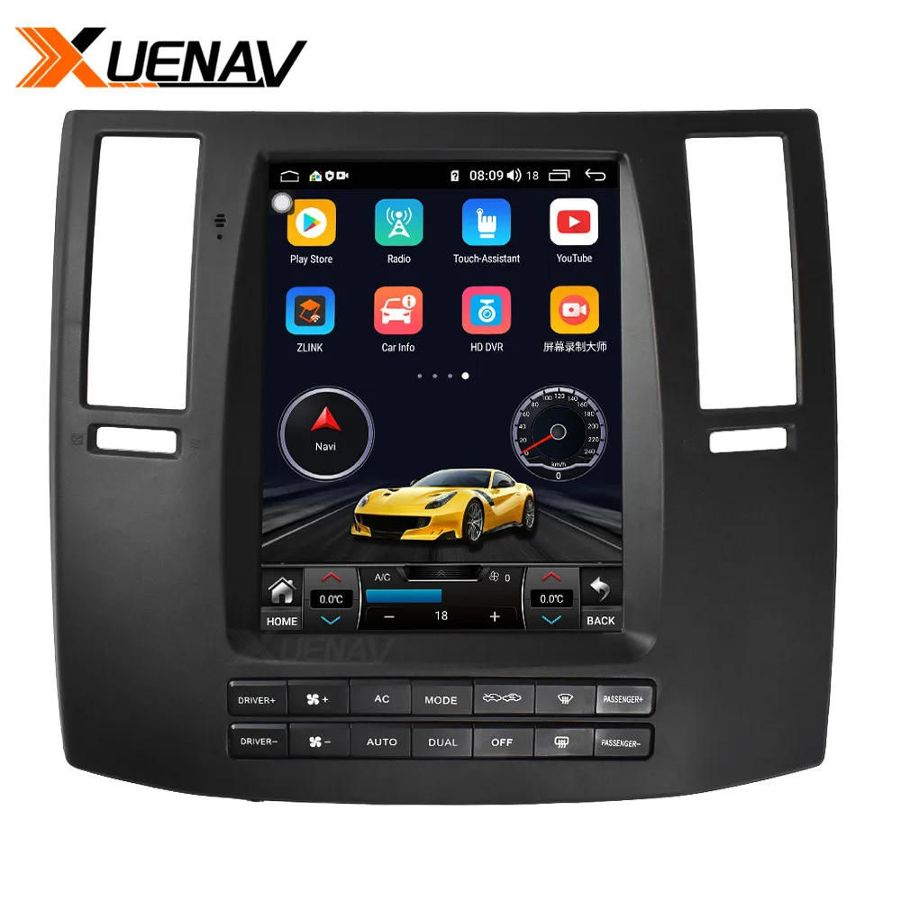 Vertical Screen Car GPS Navigation Radio For Infiniti FX35 2008 2009 2010 Android system Multimedia Player Car DVD Auto Radio
Vertical Screen Car GPS Navigation Radio For Infiniti FX35 2008 2009 2010 Android system Multimedia Player Car DVD Auto Radio