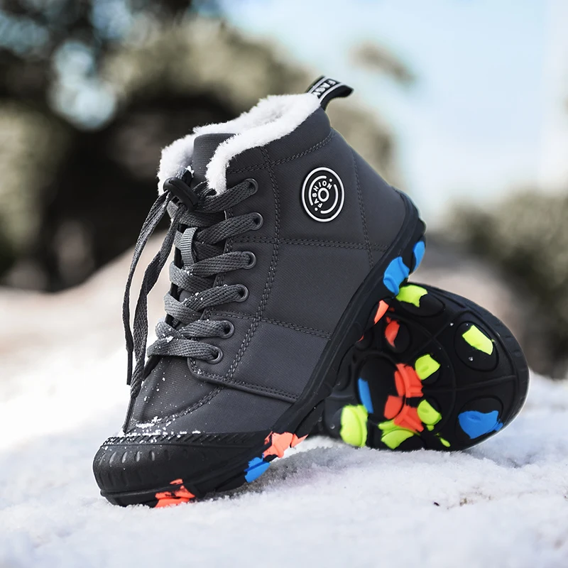 New Kids Hiking Shoes Non-slip Boys Winter Sneakers Warm Plus Fur Boots Teenagers Sport Trekking Shoe for Girls High Top Boots
New Kids Hiking Shoes Non-slip Boys Winter Sneakers Warm Plus Fur Boots Teenagers Sport Trekking Shoe for Girls High Top Boots