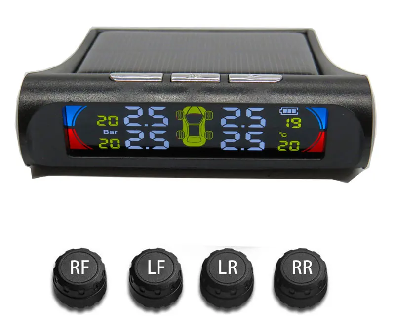 Tire Pressure Monitoring System TPMS Solar TPMS Sensor Tire Pressure With Tyre Pressure Sensor Tire Pressure Alarm
Tire Pressure Monitoring System TPMS Solar TPMS Sensor Tire Pressure With Tyre Pressure Sensor Tire Pressure Alarm