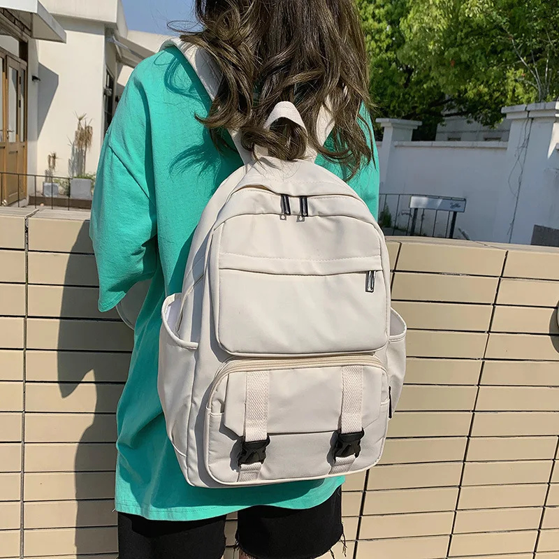 Large Capacity Nylon Women Backpack Female Multi Bag Pure Color Travel Backpack Schoolbag for Teenage Girls New Mochilas
Large Capacity Nylon Women Backpack Female Multi Bag Pure Color Travel Backpack Schoolbag for Teenage Girls New Mochilas