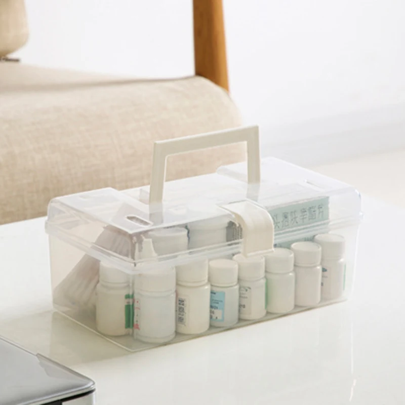 Multipurpose Plastic Clear First Aid Box Portable Medical Kit Medicine Case Household MAZI888
Multipurpose Plastic Clear First Aid Box Portable Medical Kit Medicine Case Household MAZI888