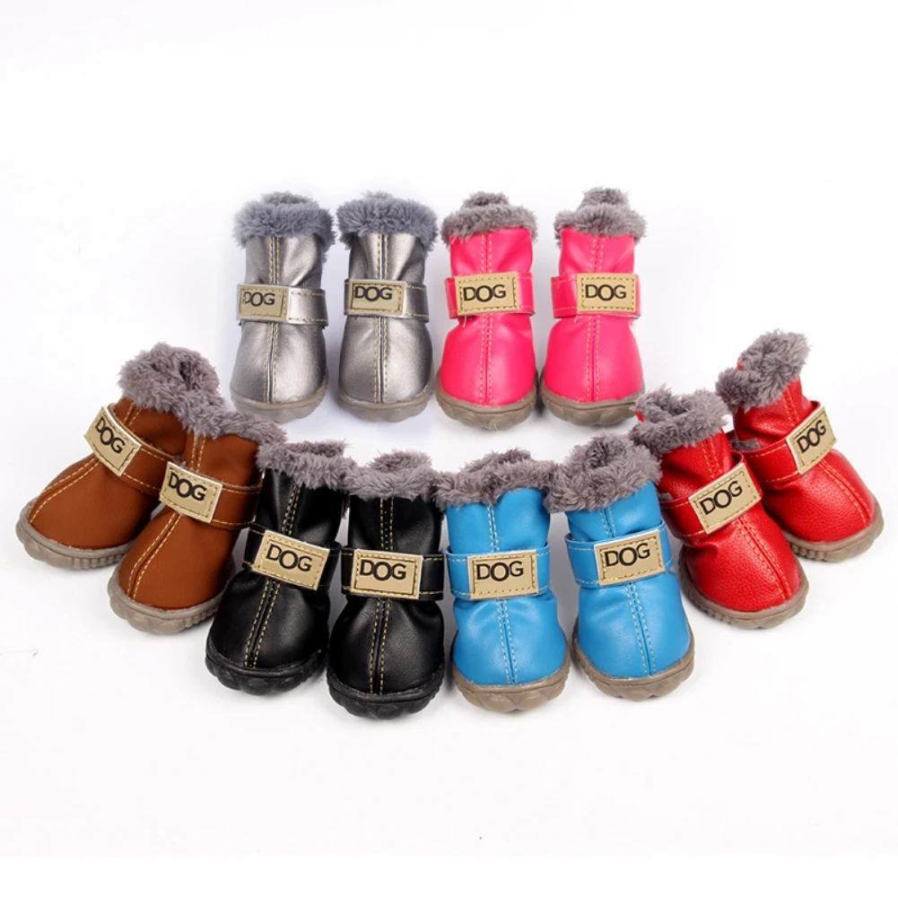 4pcs/set Waterproof Winter Pet Dog Shoes Antiskid Rain Snow Boots Footwear Rain Snow Boots for Puppy Dogs Pet Paw Care Supplies
4pcs/set Waterproof Winter Pet Dog Shoes Antiskid Rain Snow Boots Footwear Rain Snow Boots for Puppy Dogs Pet Paw Care Supplies