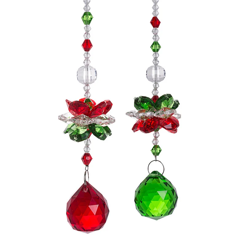 Chandelier Crystals Ball Prism Pendant Rainbow Maker Chakra Cascade Suncatcher Collection Home Wedding Decor Accessories | Дом и сад