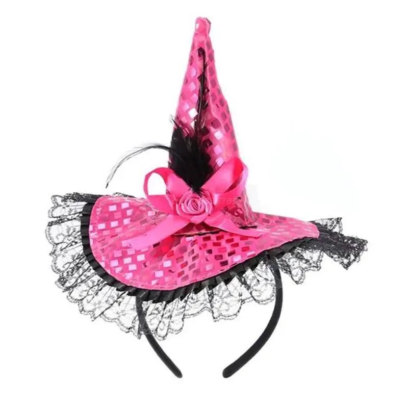 Children Halloween Headband Feather Party Witch Hat Sequins Halloween Witch Hat For Costume Dress Up Party Supply Kids Gift
Children Halloween Headband Feather Party Witch Hat Sequins Halloween Witch Hat For Costume Dress Up Party Supply Kids Gift