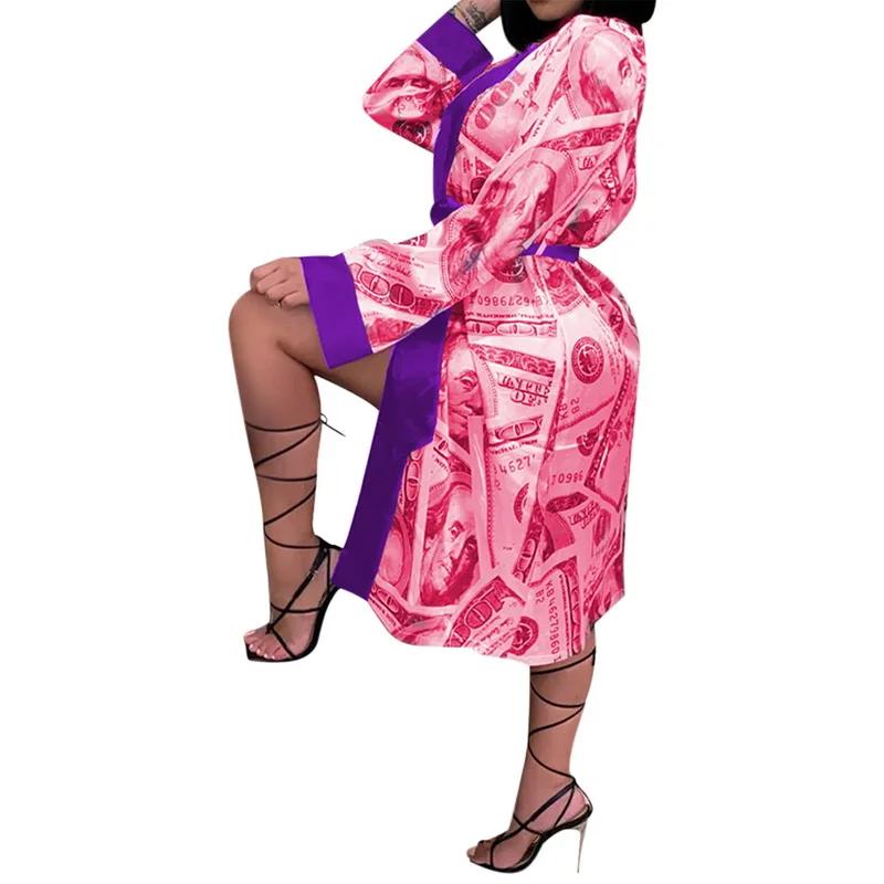 2021 Sexy Money Printed Satin Robes for Women Sleepwear Night Gown Home Clothes Bathrobe Pajamas Lounge Wear Kimono
2021 Sexy Money Printed Satin Robes for Women Sleepwear Night Gown Home Clothes Bathrobe Pajamas Lounge Wear Kimono