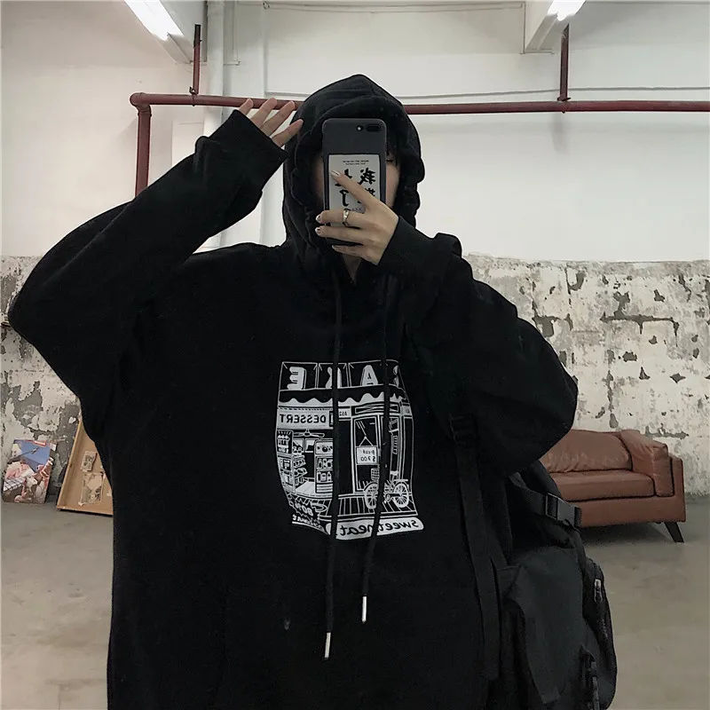 JESSIC Hoodies Women Printed Thickening Hooded Plus Velvet BF Unisex Couples Pullover Sweatshirt Streetwear Hip-Hop Oversize
JESSIC Hoodies Women Printed Thickening Hooded Plus Velvet BF Unisex Couples Pullover Sweatshirt Streetwear Hip-Hop Oversize