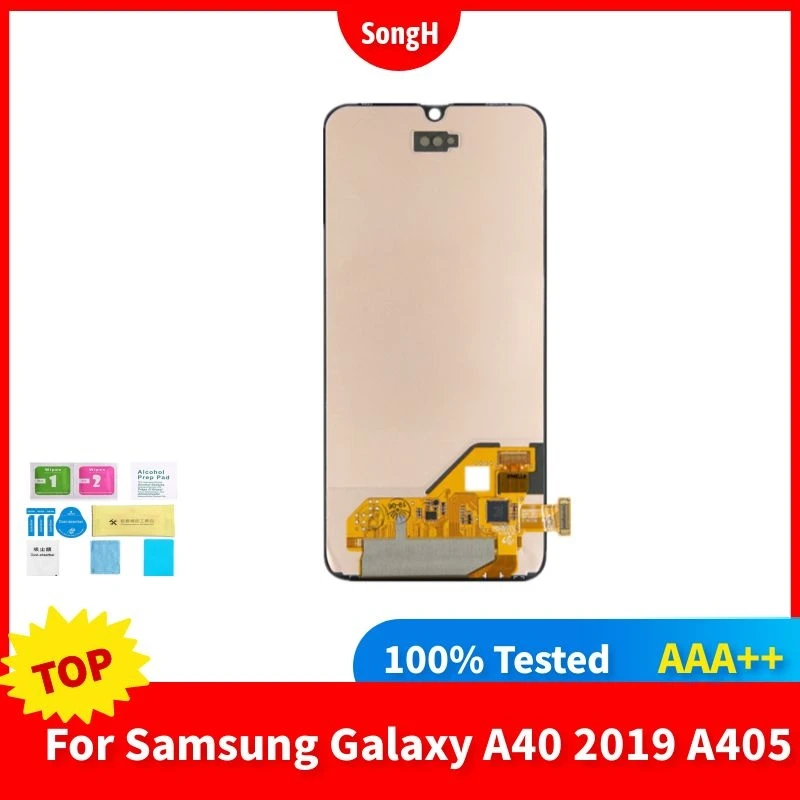 ЖК-дисплей A40 для Samsung Galaxy A40, A405F, сенсорный экран, дигитайзер, Замена для Samsung A405F, A405FN, A405FM
ЖК-дисплей A40 для Samsung Galaxy A40, A405F, сенсорный экран, дигитайзер, Замена для Samsung A405F, A405FN, A405FM