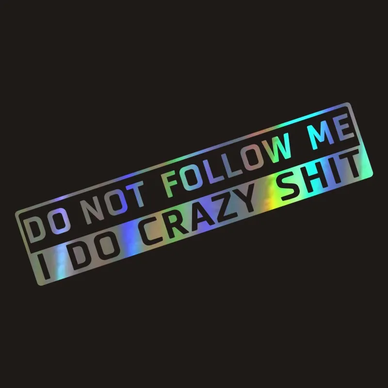 Car Sticker Funny Do Not Follow Me Decal Auto Motorcycle Reflective Car Decal Waterproof Sun Protection PVC,18CM*3CM
Car Sticker Funny Do Not Follow Me Decal Auto Motorcycle Reflective Car Decal Waterproof Sun Protection PVC,18CM*3CM