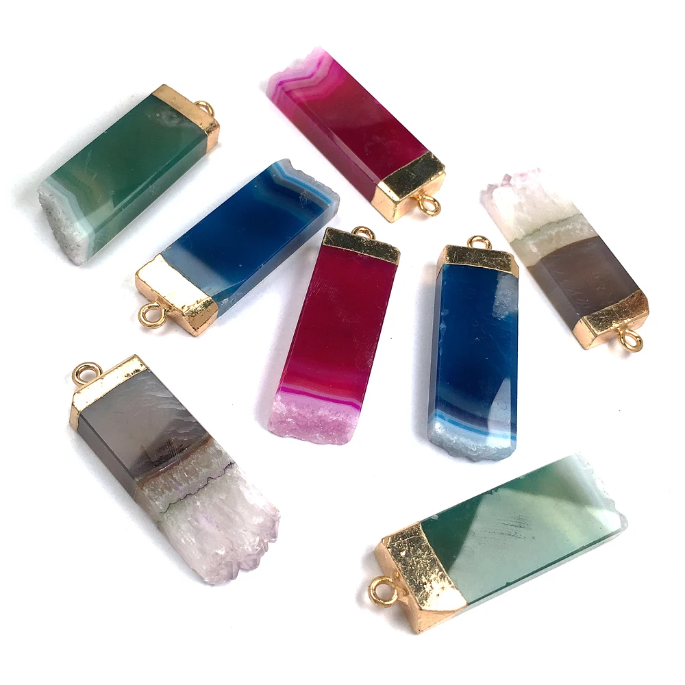 1PC Natural Stone Pendants Charm Long Shape Agates Necklace Pendant for Jewelry Making Size 14x40-14x45mm
1PC Natural Stone Pendants Charm Long Shape Agates Necklace Pendant for Jewelry Making Size 14x40-14x45mm
