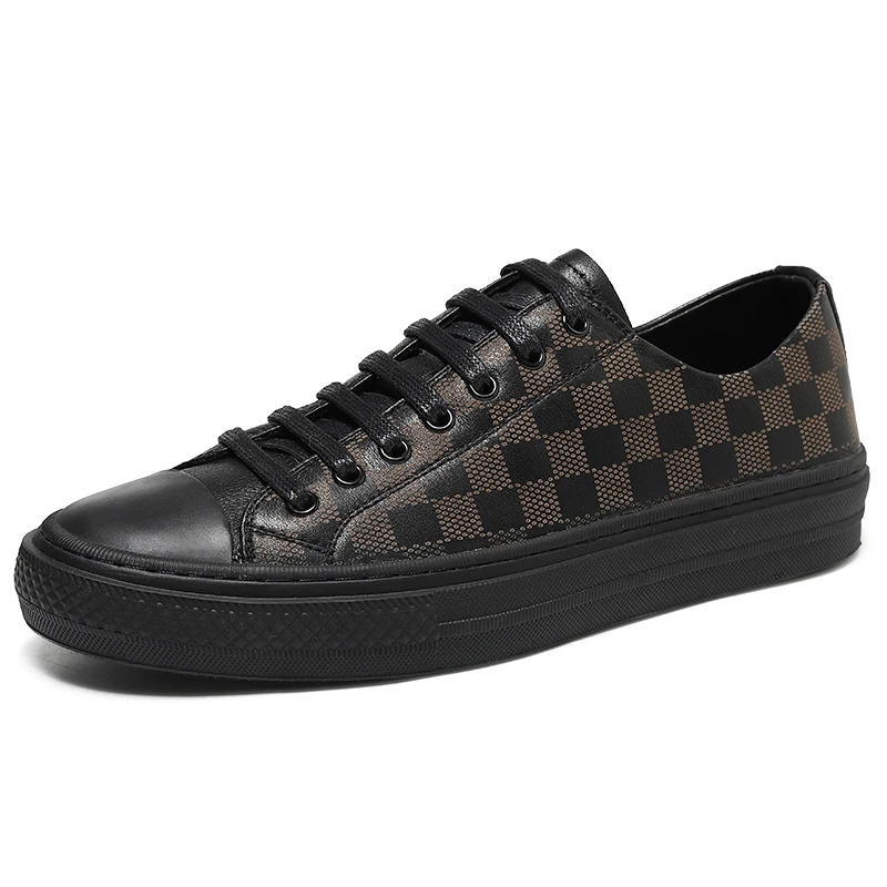 2021 New European Station Men's Leisure Leather High-End Head Layer Cowhide Shoes Korean Version All-Match Lattice Men's Shoes
2021 New European Station Men's Leisure Leather High-End Head Layer Cowhide Shoes Korean Version All-Match Lattice Men's Shoes