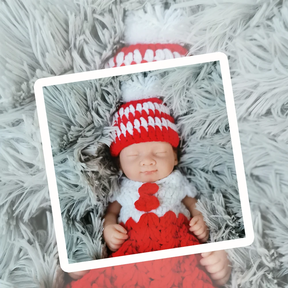 Mini bebe Reborn Baby Doll 10 inch 25cm Full body Silicon Vinyl Baby Alive Toys Girls Gift for Children Gift
Mini bebe Reborn Baby Doll 10 inch 25cm Full body Silicon Vinyl Baby Alive Toys Girls Gift for Children Gift