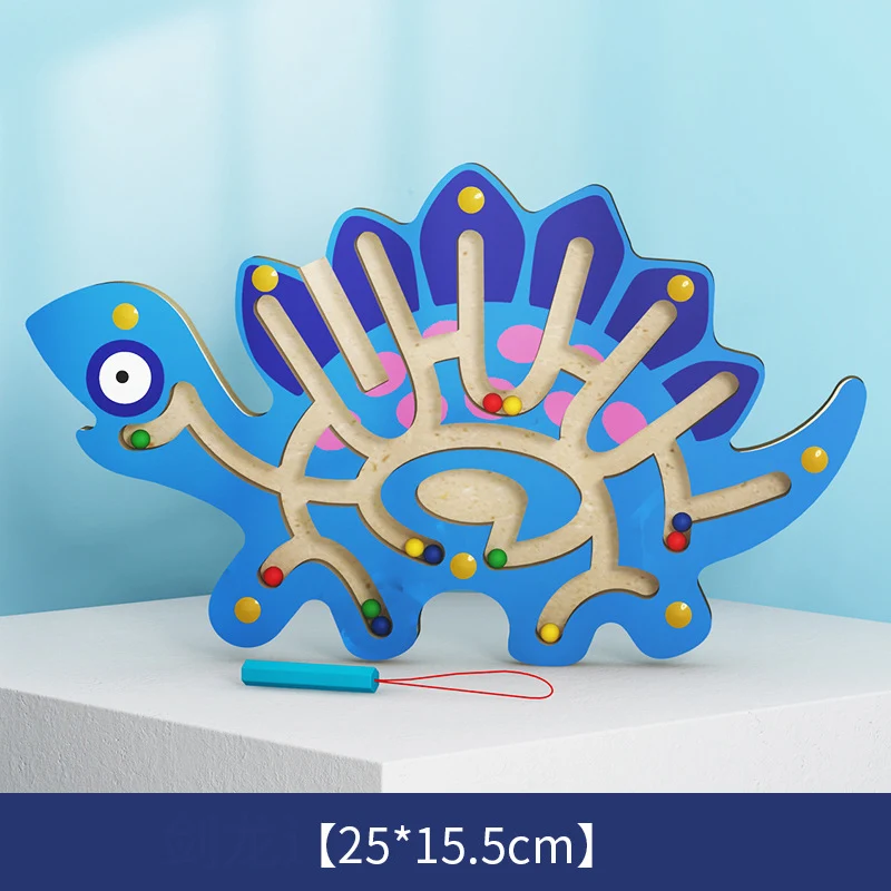Kid Montessori Early Learning Educational Toys Wooden Magnetic Animal Maze Puzzle Dinosaur Walking Beads Labyrinth Children Toys
Kid Montessori Early Learning Educational Toys Wooden Magnetic Animal Maze Puzzle Dinosaur Walking Beads Labyrinth Children Toys