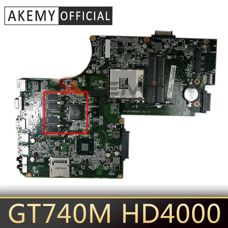 Материнская плата AKEMY DA0BD5MB8D0 A000243200 для ноутбука toshiba satellite S75 L75, 17,3 дюйма GeForce GT740M HD4000 
Материнская плата AKEMY DA0BD5MB8D0 A000243200 для ноутбука toshiba satellite S75 L75, 17,3 дюйма GeForce GT740M HD4000