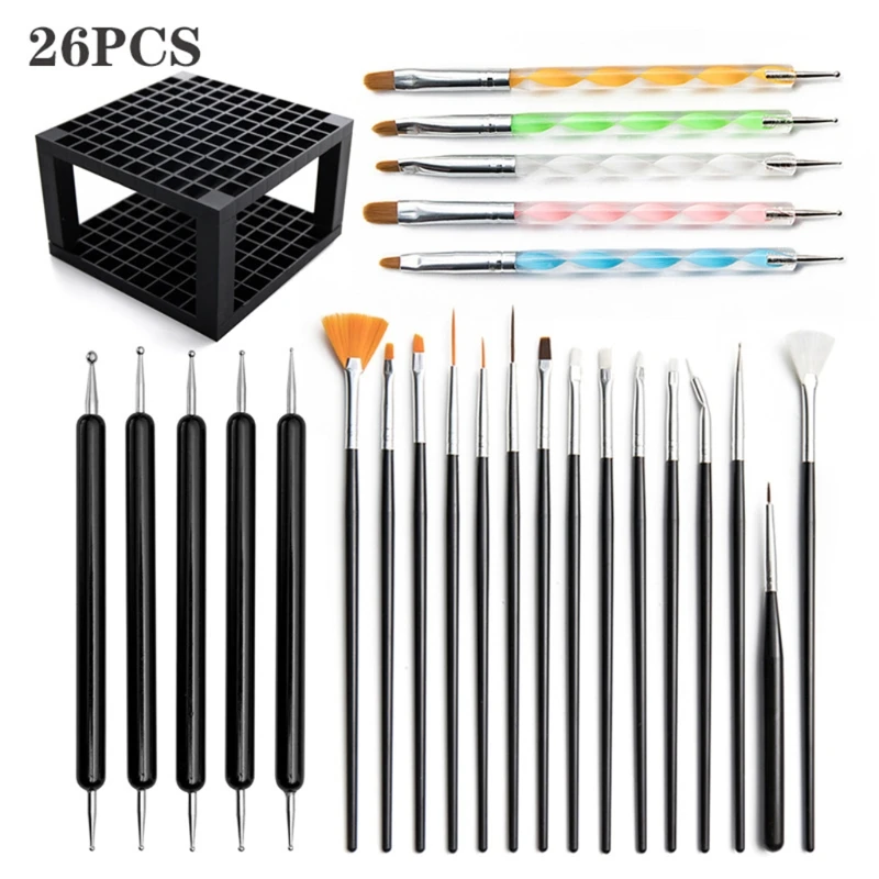 26pcs Mandala Dotting Tool Set Embossing Stylus Rod Pen Holder for Painting Rock
26pcs Mandala Dotting Tool Set Embossing Stylus Rod Pen Holder for Painting Rock