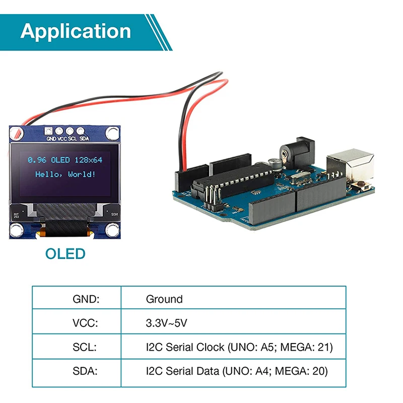 10 Pcs OLED Display Module SSD1306 Driver IIC I2C Serial Self-Luminous Display Board Compatible for Arduino Raspberry PI
10 Pcs OLED Display Module SSD1306 Driver IIC I2C Serial Self-Luminous Display Board Compatible for Arduino Raspberry PI